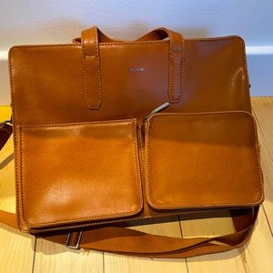 Mat and Nat Soren Vegan Briefcase - Chili